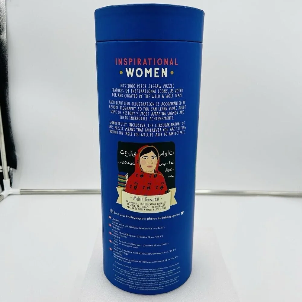 Ridley's Inspirational Women 1000 Piece Jigsaw Puzzle